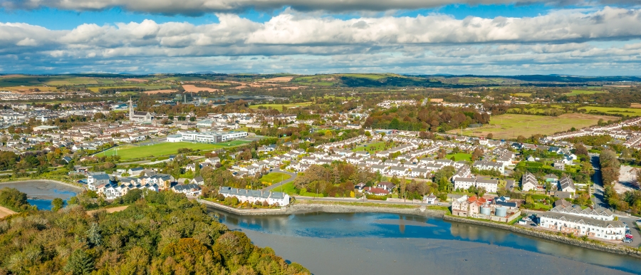 Sky view of Midleton